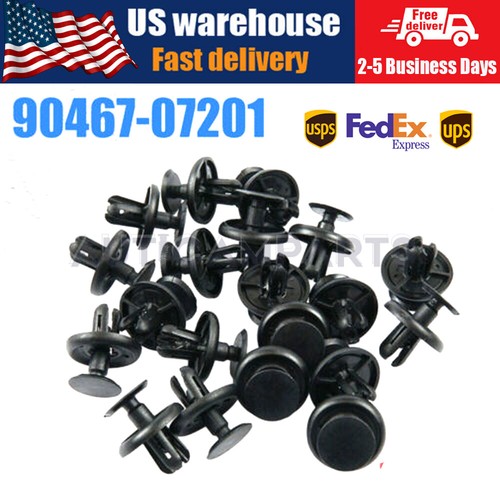 100pcs plastic push clips - 100pcs,